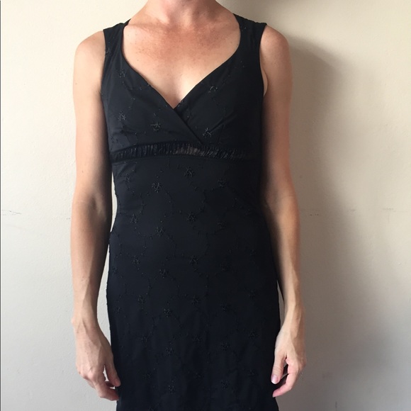 Solid Black Formal Dress Size Small - Picture 1 of 4